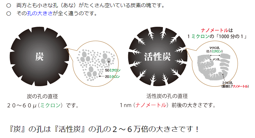 炭と竹炭の違い